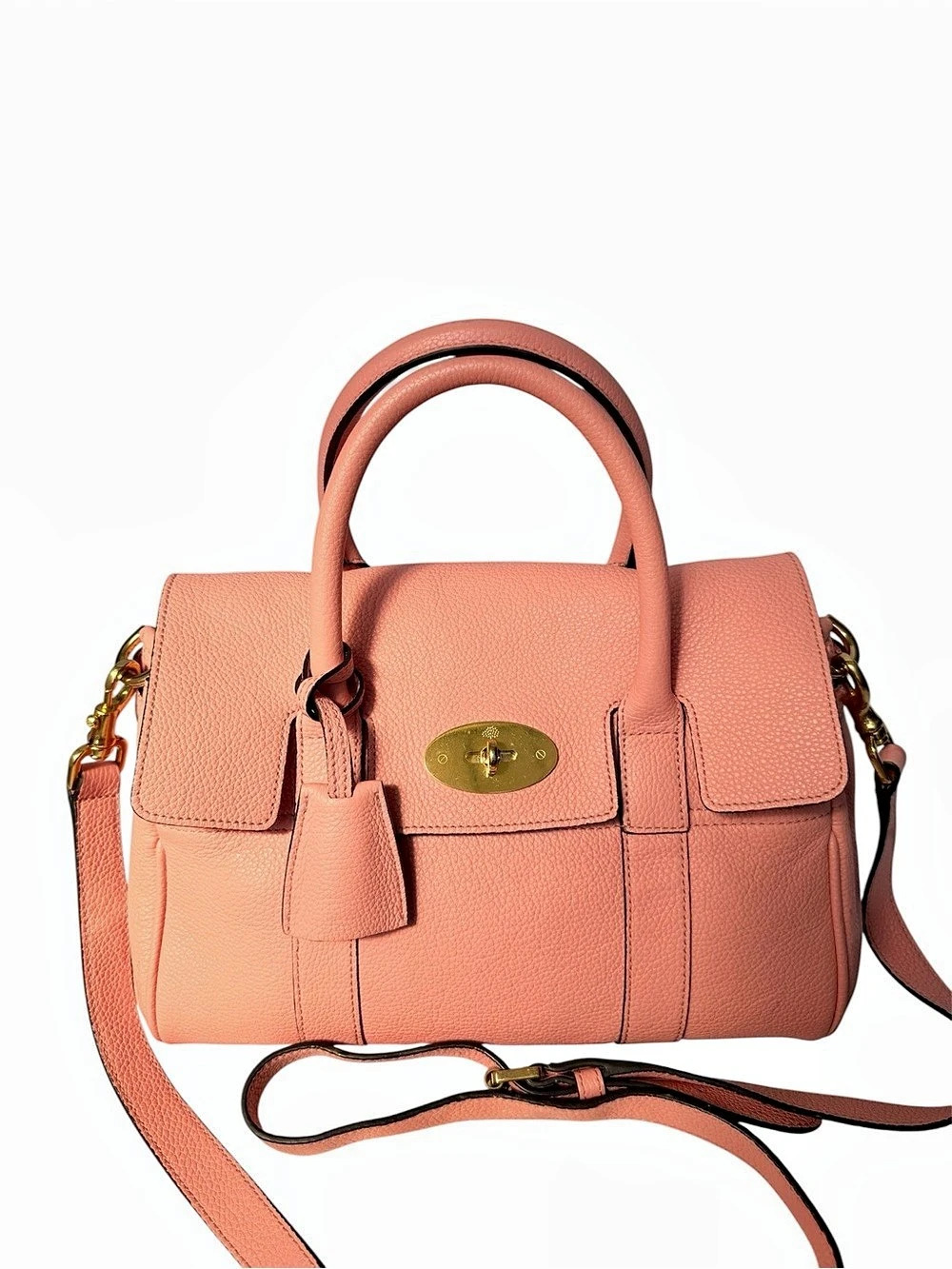 Mulberry Small Bayswater Satchel Pink Leather